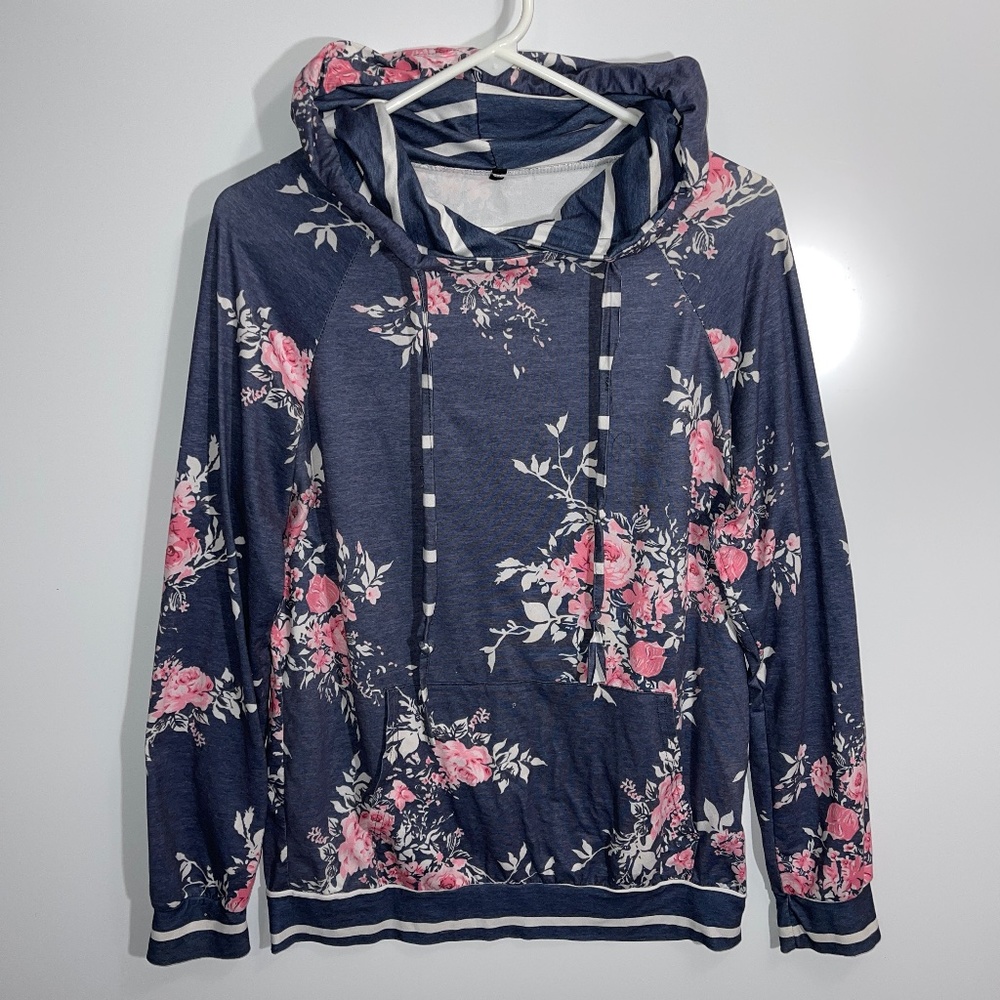 Floral‎ Hooded major soft sweatshirt Size Small